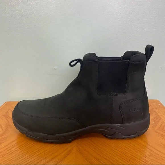 NWOT LL Bean Newington Boot‎ Mid Black Primaloft Size 14 Style 301211